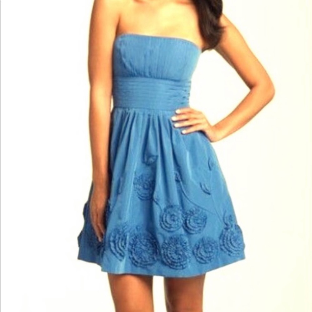 BCBG dress, blue, size 02